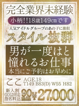 🔰【ここ】18歳完未芸能人激似